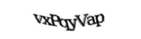 Security check image, please type the characters shown